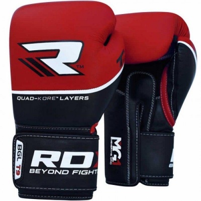 Боксерские перчатки RDX Quad Kore Red