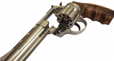 Револьвер флобера ZBROIA PROFI-4.5" (сатин / дерево)