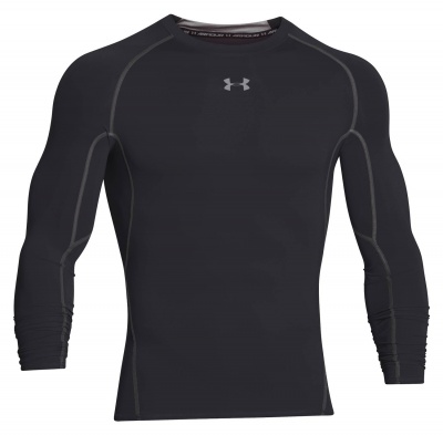 Компрессионная кофта с длинным рукавом Under Armour HeatGear Armour Ss черная