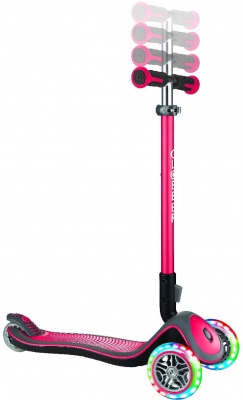 Самокат Globber Elite Deluxe красный