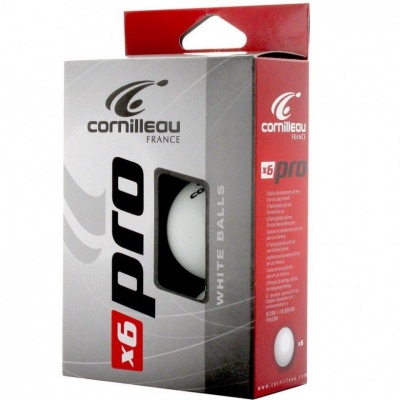 Мячи для настольного тенниса Cornilleau PRO (белый - 6 шт.)