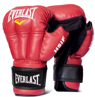 Перчатки для единоборств Everlast HSIF PU красные