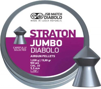 Пули JSB Diabolo Straton Jumbo (1.03 г, кал. 5.5 мм, 500 шт)