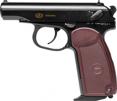 Пневматический пистолет SAS Makarov Blowback 4,5 мм