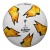 Мяч футбольный Molten replika Europa League F5U2810-G18