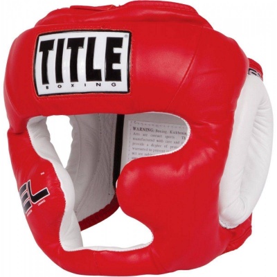 Шлем Title Gel World Full-Face Training Headgear (красный)