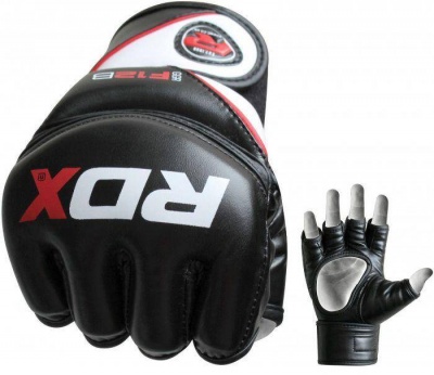 Перчатки ММА Rdx rex leather black