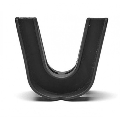 Капа боксерская Leone Double Black