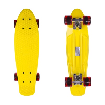Пенниборд Candy 22″ Yellow/Tr.Red