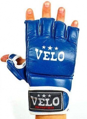 Перчатки для смешанных единоборств MMA VELO ULI-4020 синие