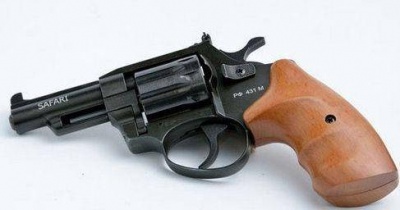 Револьвер под патрон Флобера Сафари РФ-441М Бук 