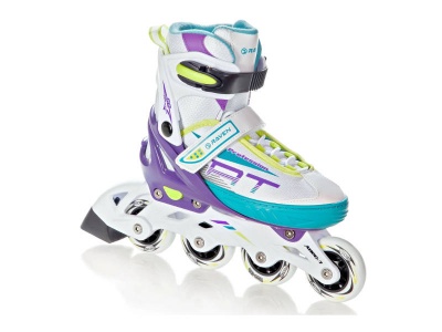 Роликовые коньки Raven Profession White/Violet/Mint Fluo