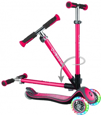 Самокат Globber Elite Deluxe красный