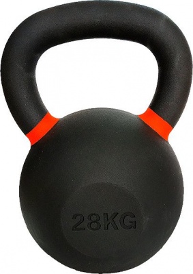 Гиря для кроссфита Spart Premium черная 28 кг