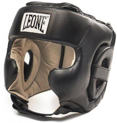 Боксерский шлем Leone Training Black