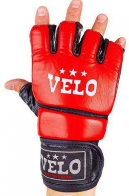 Перчатки для смешанных единоборств MMA VELO ULI-4033-R красные