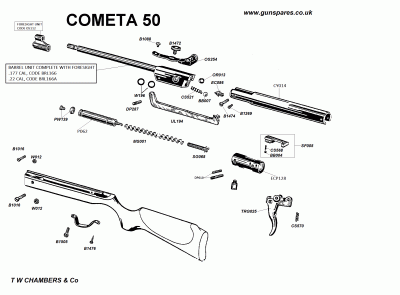 Пневматическая винтовка Cometa 50