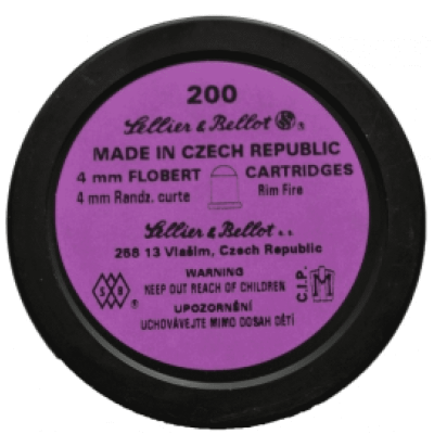 Патрони Флобера "Sellier & Bellot" Randz Curte 4 mm 200 шт. / Уп.