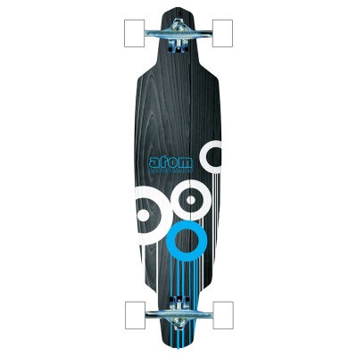 Лонгборд Atom 36″ Drop Through Blue