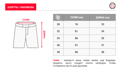 Шорты для единоборств Hayabusa Metaru White