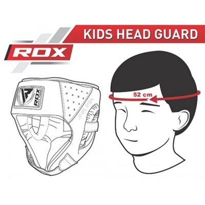 Боксерский шлем детский RDX Blue