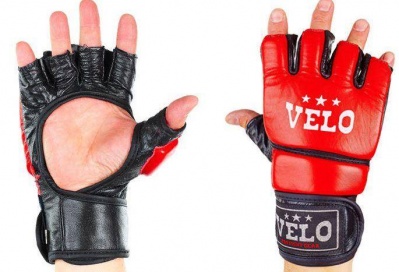 Перчатки для смешанных единоборств MMA VELO ULI-4033-R красные