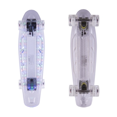 Пенниборд  Candy 22″ Transparent/LED
