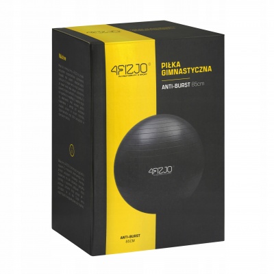 Фитбол 4FIZJO 85 см Anti-Burst 4FJ0028 Black