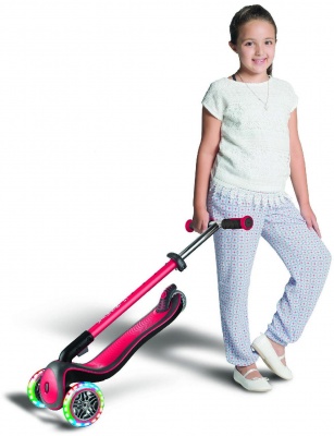 Самокат Globber Elite Deluxe красный