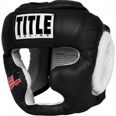 Шлем Title Gel World Full-Face Training Headgear (черный)