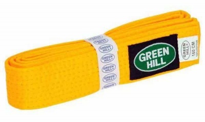 Пояс для кимоно "OLIMPIC" GREEN HILL желтый