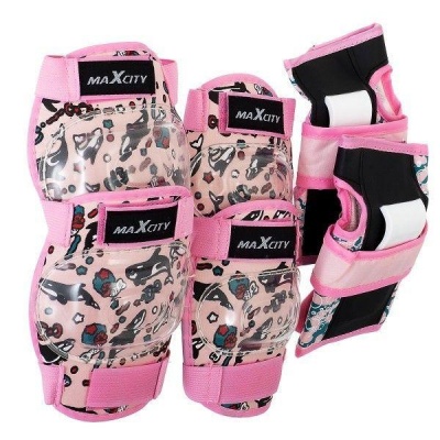 Защита роликовая Max City FISH  PINK  UNI