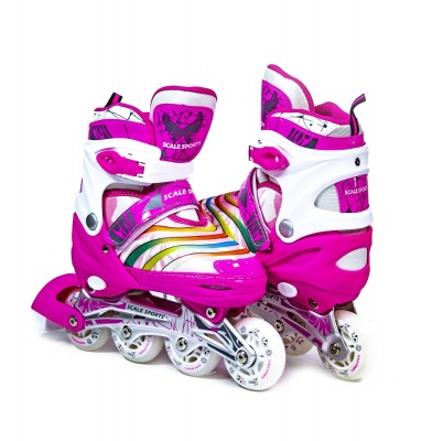 Роликовые коньки Scale Sports LF 907M Pink