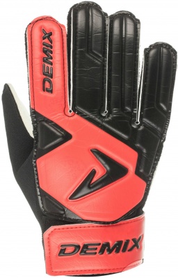 Перчатки вратарские юниорские Demix Kid's Goalkeeper Gloves красные