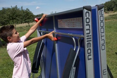 Теннисный стол Sport 500M Crossover outdoor blue