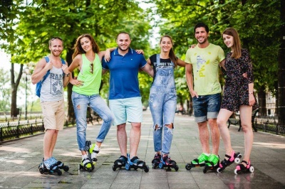 Роликовые коньки Cardiff Cruiser Large