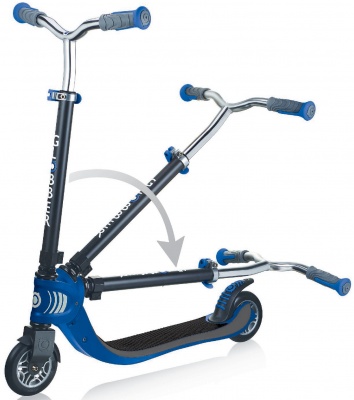 Самокат GLOBBER FLOW FOLDABLE 125 черно-синий