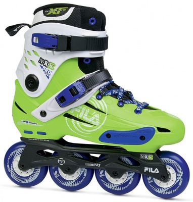 Роликовые коньки Fila NRK PRO green