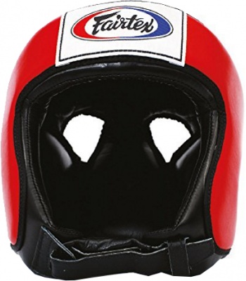 Шлем Fairtex Full (турнирный) красный