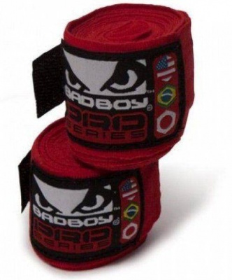 Бинты боксерские Bad Boy 3,5m Red
