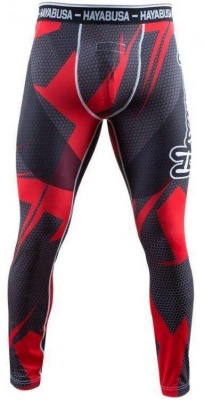 Компрессионные штаны Hayabusa Metaru Red