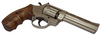 Револьвер флобера ZBROIA PROFI-4.5" (сатин / дерево)