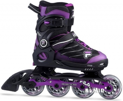 Роликовые коньки Fila WIZY Alu G black/magenta