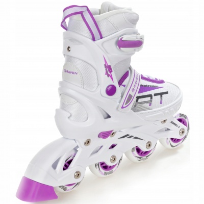 Роликовые коньки Raven Profession Style White/Violet(31-35) и (38-42)