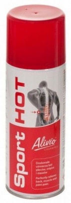 Разогревающий мышцы спрей Alivio 400ml UR AC-006 SPORT HOT
