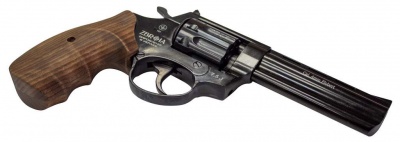 Револьвер флобера ZBROIA PROFI-4.5" (чёрный / дерево)