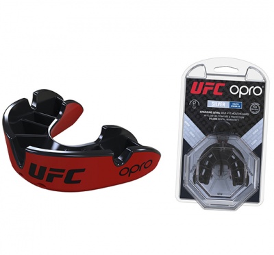Капа боксерская Opro Silver UFC Hologram