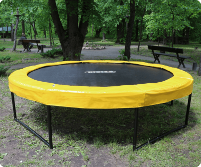 Батут KIDIGO Premium 426 см (yellow)