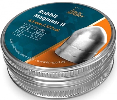 Пули H&N Rabbit Magnum II (1 г, кал. 4.5 мм)