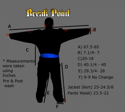 Кимоно Break Point Ultra Light Weight Standard Gi White